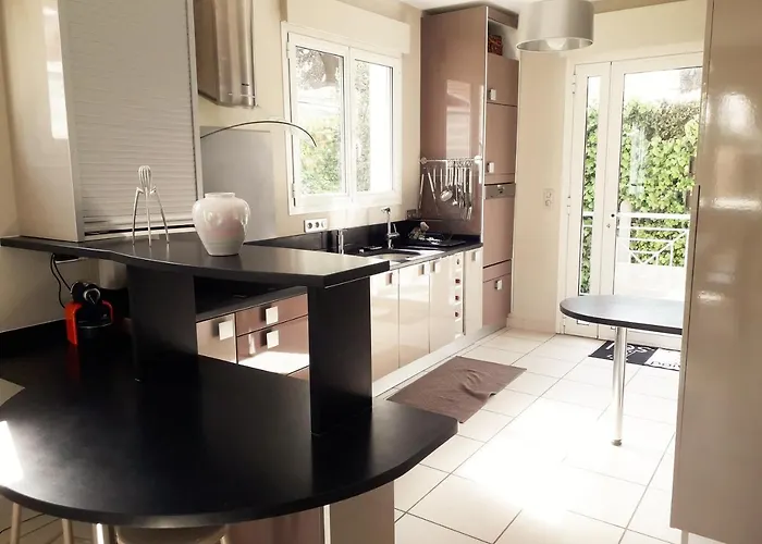 펜션 Ker Armor Maison Moderne 3 Avec Jardin *